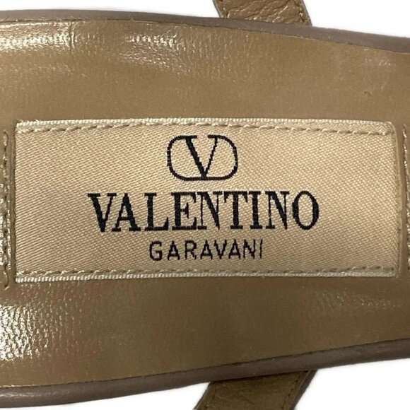 VALENTINOGARAVANI - Cream Gray Beige Women's Sandals 246-081625 - Picture 5 of 6